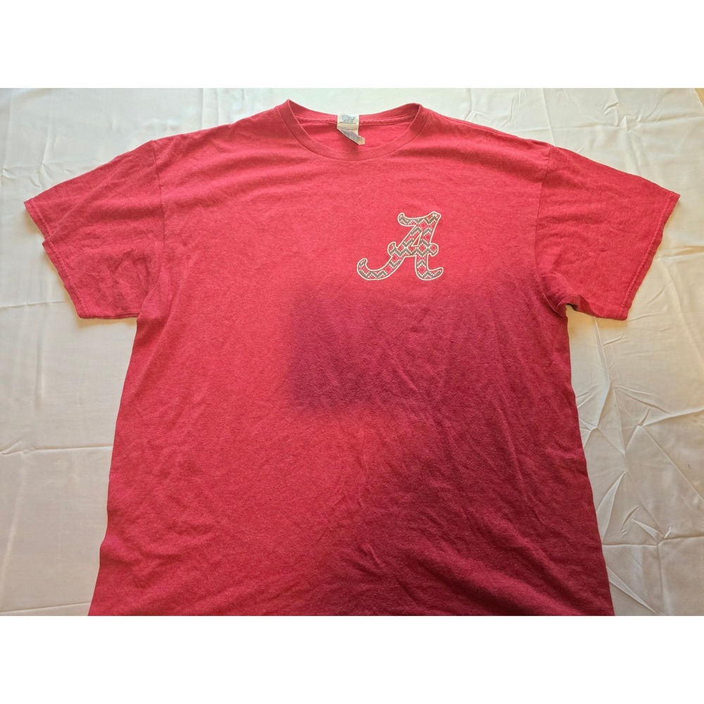 Alabama Crimson Tide NCAA T Shirt Womens XL Delta Apparel Red Elephant